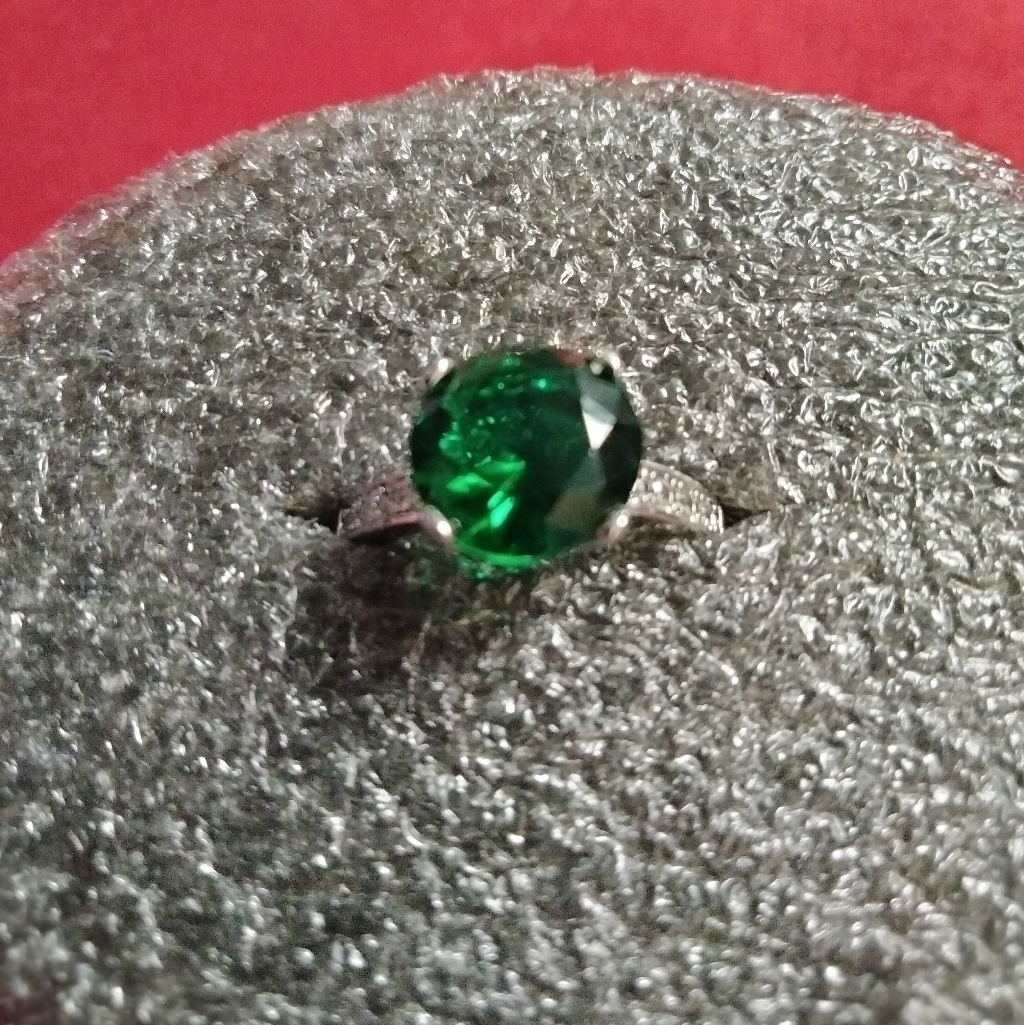 Emerald Round Ring